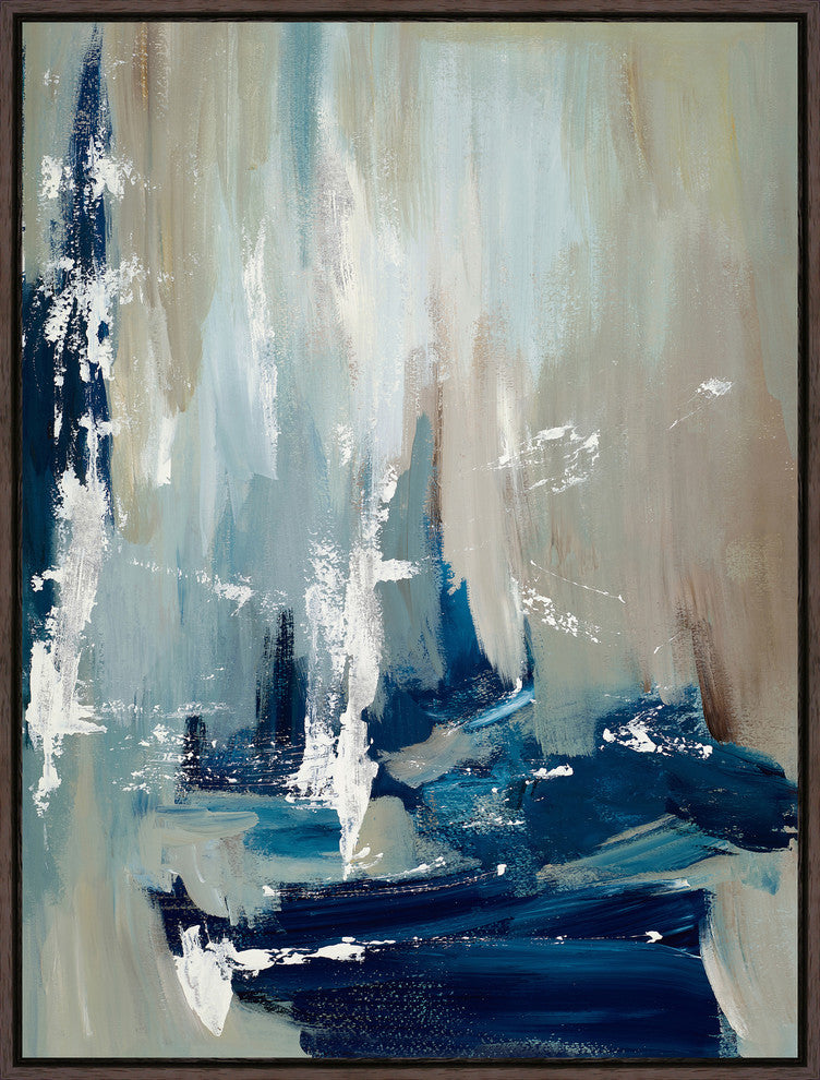 Light From Dark, 25.25"x33.25", Espresso Natural Wood Gallery Floater