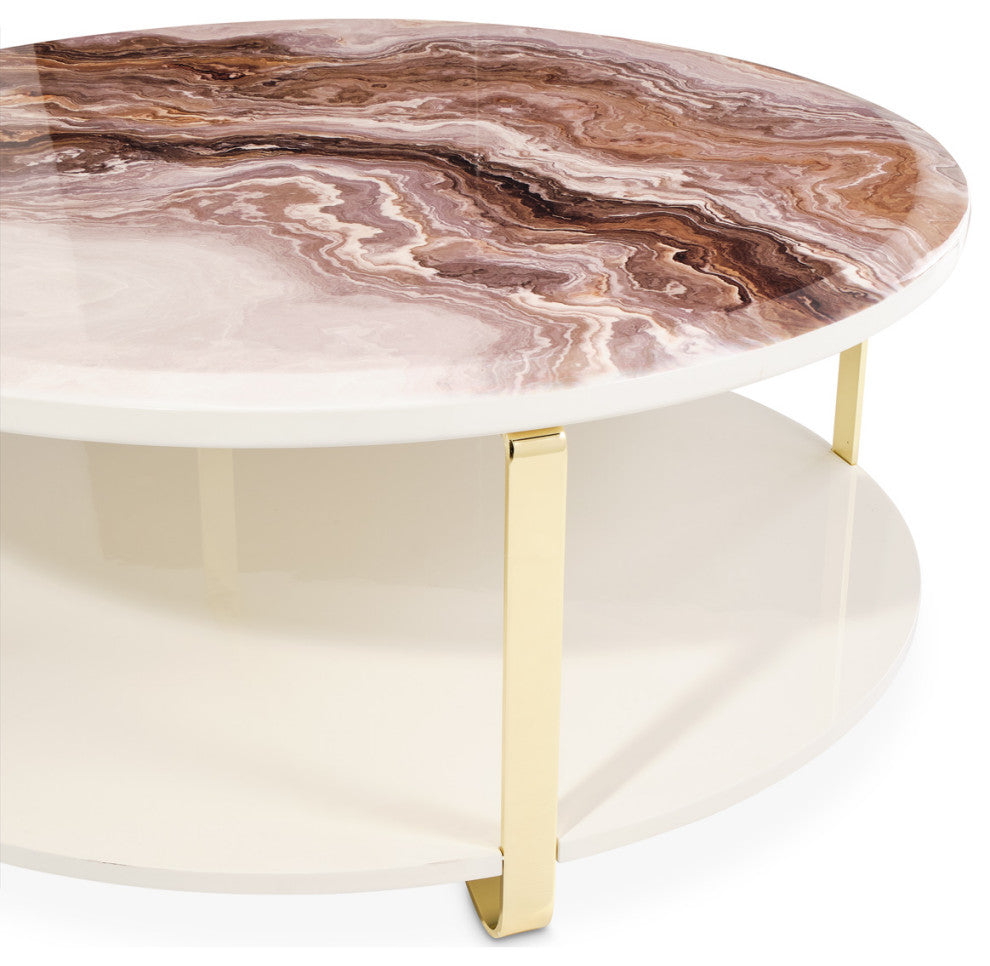 Ariana Cocktail Table, Gold