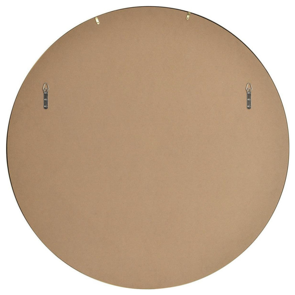 Grady Framed Round Decorative Mirror