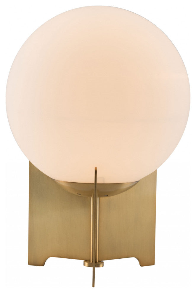 Brass Globe Table or Desk Lamp