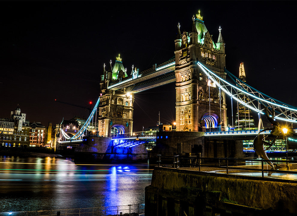 "Tower Bridge One" Canvas, 32"x44"