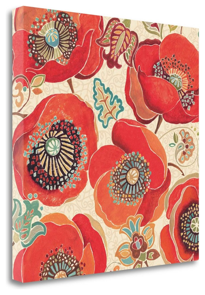 "Moroccan Red Light I" By Daphne Brissonnet, Giclee Print on Gallery Wrap Canvas