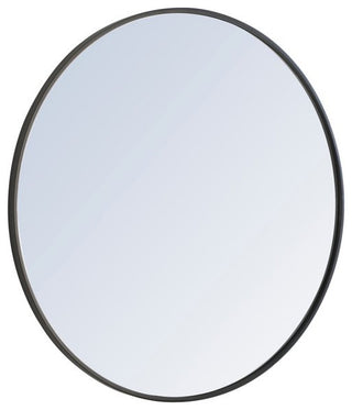 Contemporary Black Vanity Mirror
