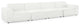 Restore 4-Piece Sectional Sofa - White