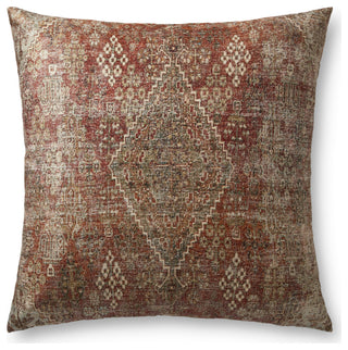 Loloi FP0009 Red / Multi 36"W x 36"D x 6"H Pillow
