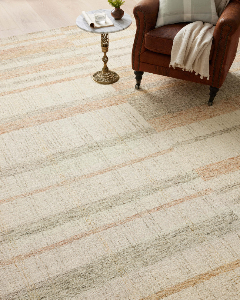 Chris Loves Julia x Loloi Chris Natural / Multi 7'-9" x 7'-9" Square Area Rug