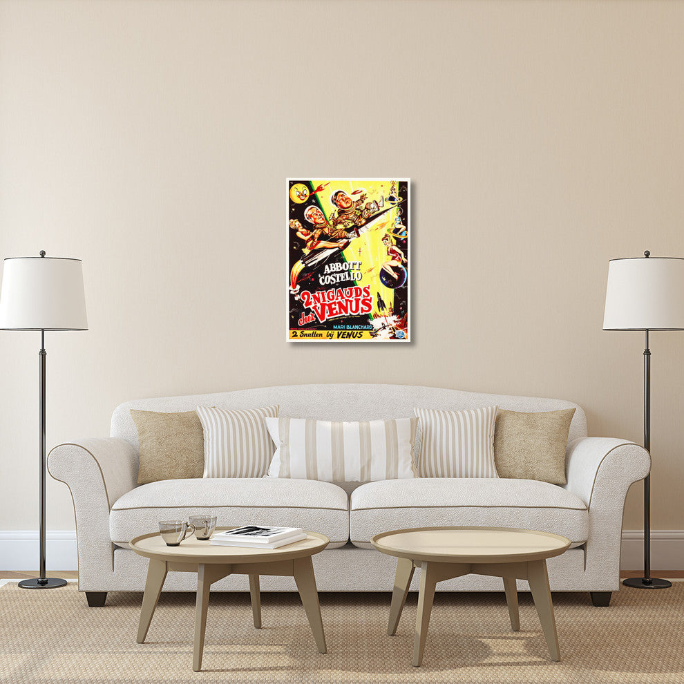 Abbott and Costello, French, Go To Mars, 27x36