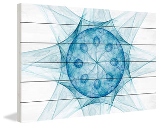 "Intimate Elegance" Painting Print on White Wood