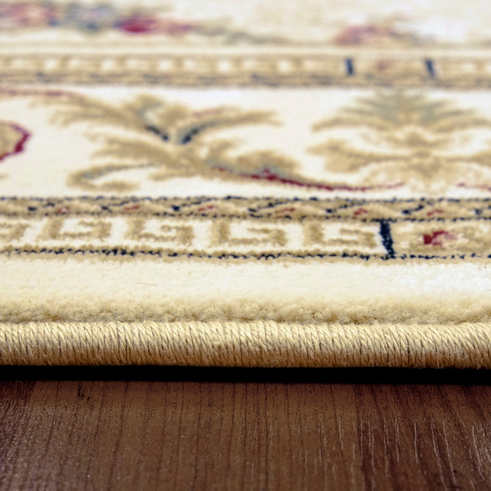 Ancient Garden Rug, 6'7"X9'6" Oval