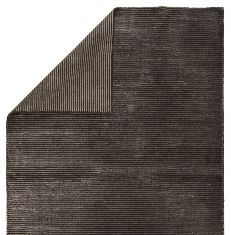 Jaipur Living Basis Handmade Solid Dark Gray Area Rug 12'X15'