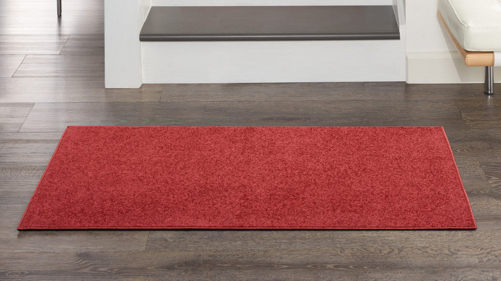 Nourison Essentials 2' x 4' Brick Red Outdoor Area Rug