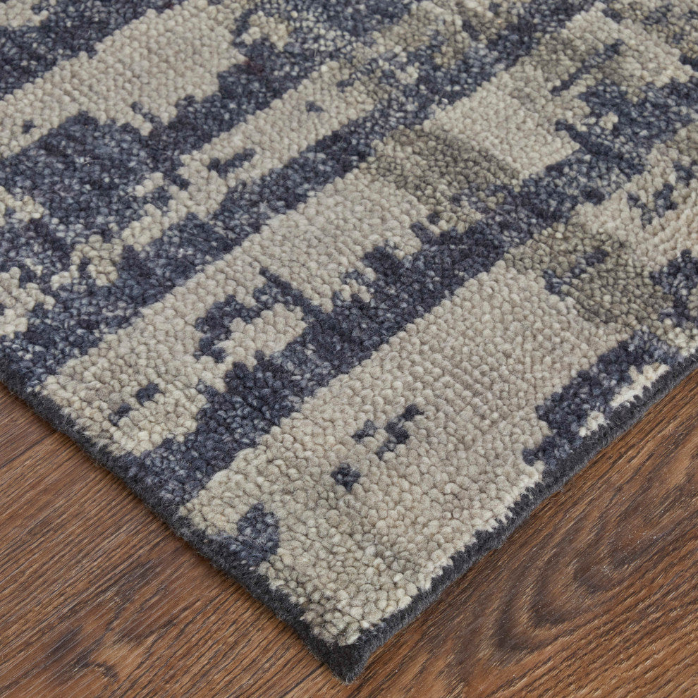 Altmar T6035 Modern/Bohemian & Eclectic/Industrial Area Rug, 8'6"x11'6"