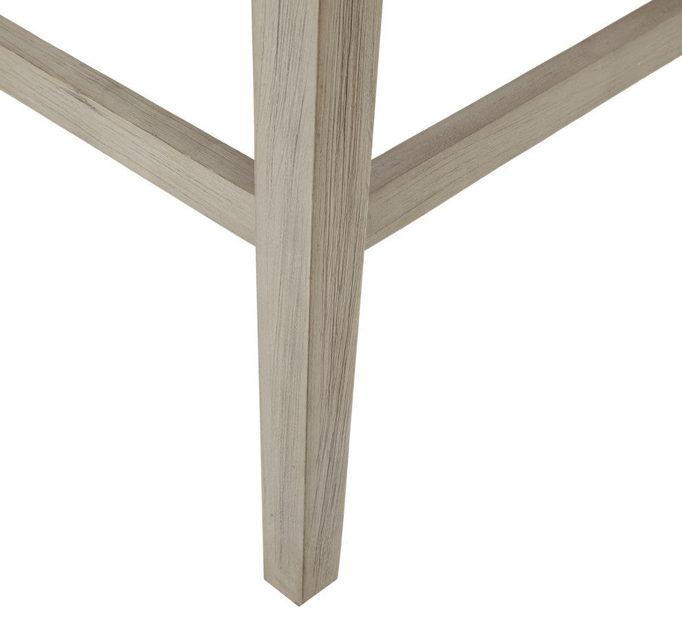 Hancock Wingback 27" Counter Stool, Grey