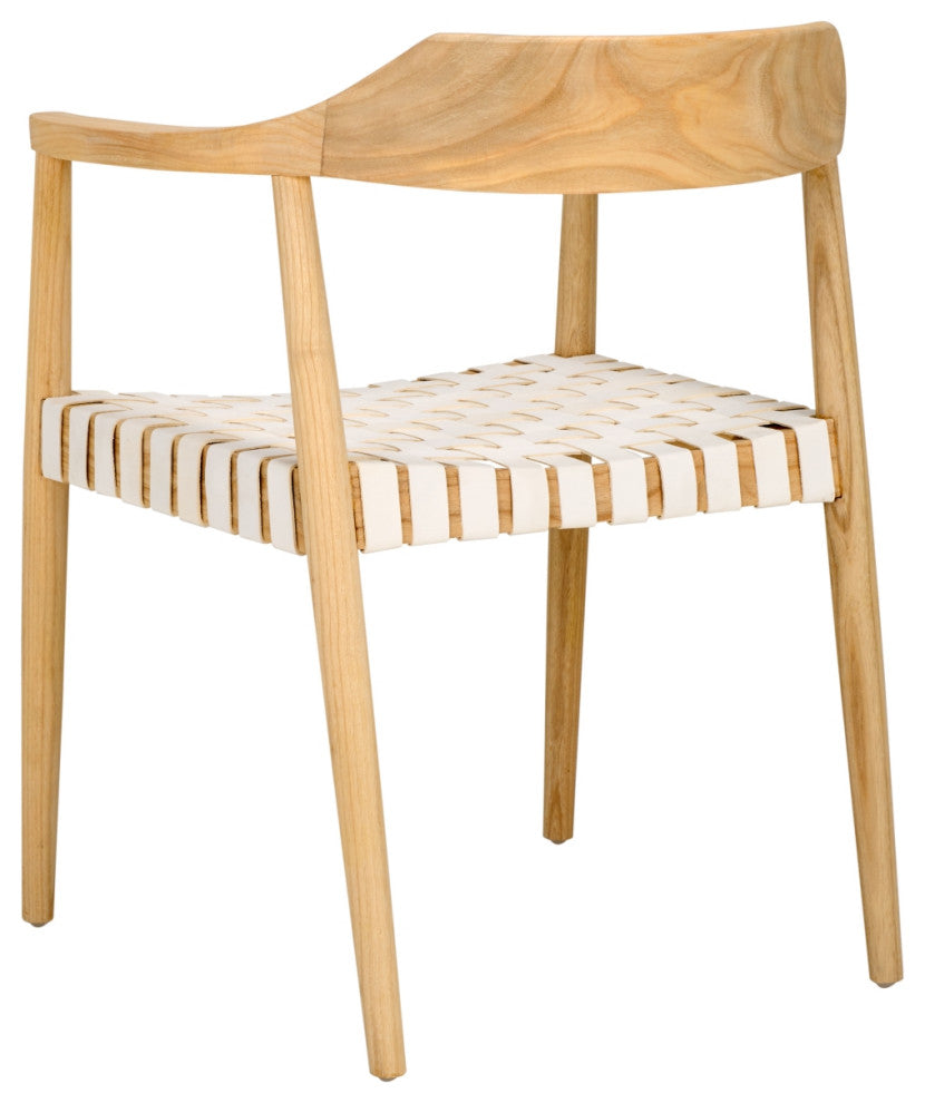 Safavieh Amycus Accent Chair, White/Natural
