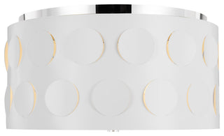 Dottie Medium Flush Mount, Polished Nickel