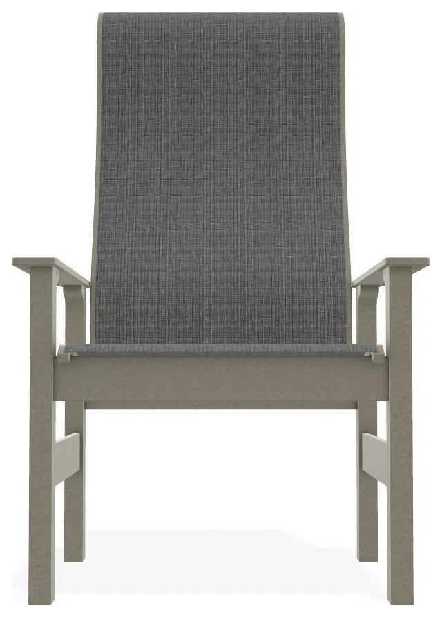 Leeward Sling Outdoor Supreme Armchair, Anchor/Storm