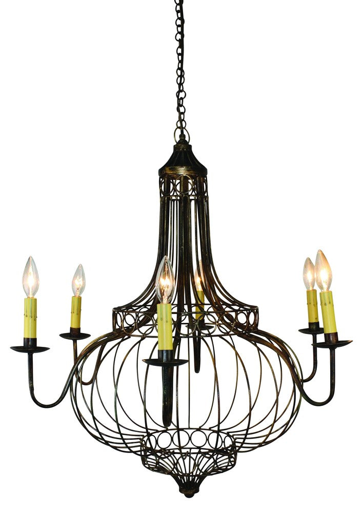 Dome Iron Chandelier