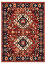Oriental Weavers Lilihan Indoor Rug Red/ Blue 3'3" X 5'