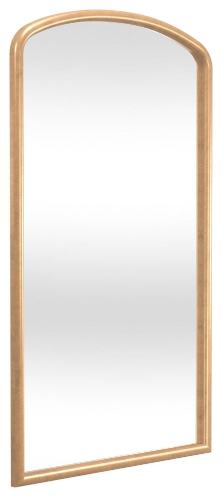 Brookings Floor Mirror - Antique Gold Leaf