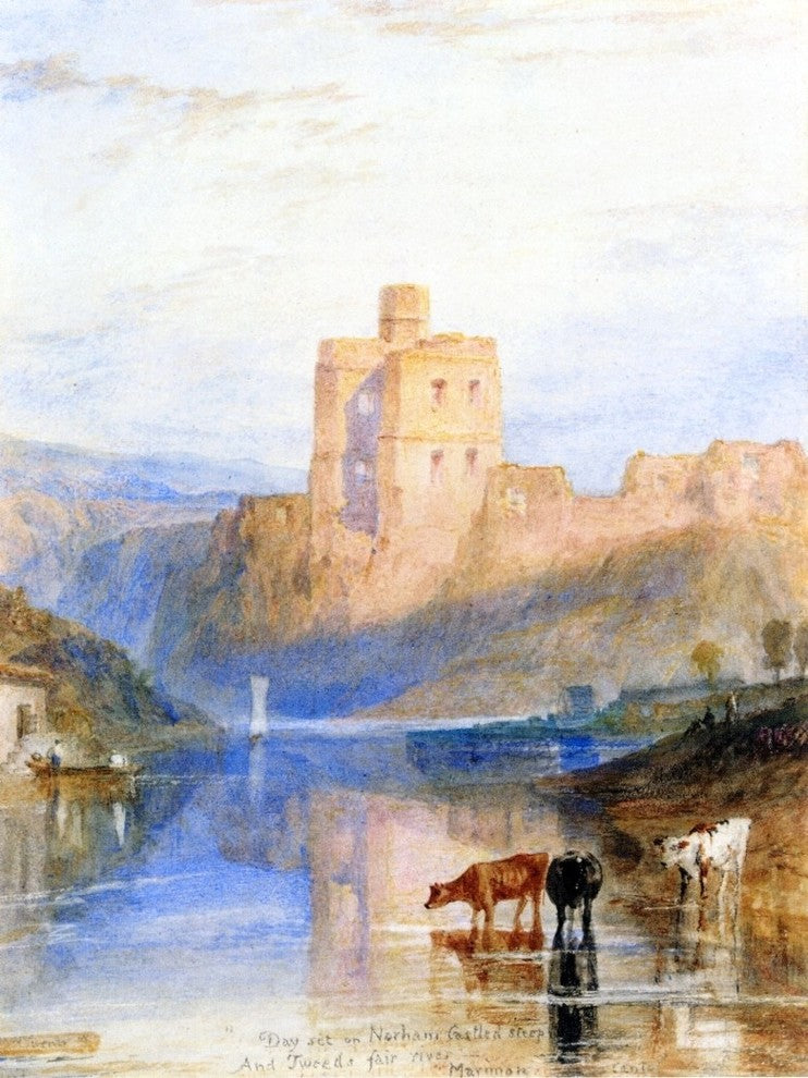 Joseph William Turner Norham Castle on the Tweed Gallery Wrapped Canvas Print