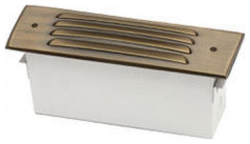 Ourdoor Step Light Solid Brass Landscape Lighting Low Voltage Bronze Finish 12v