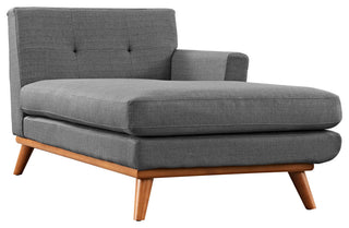 Modway Engage Right-Facing Sectional Sofa, Gray