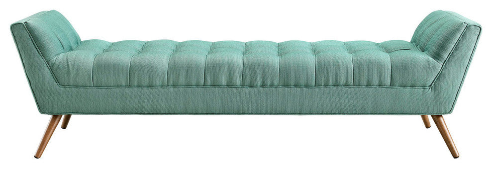 Response Upholstered Fabric Bench, Laguna