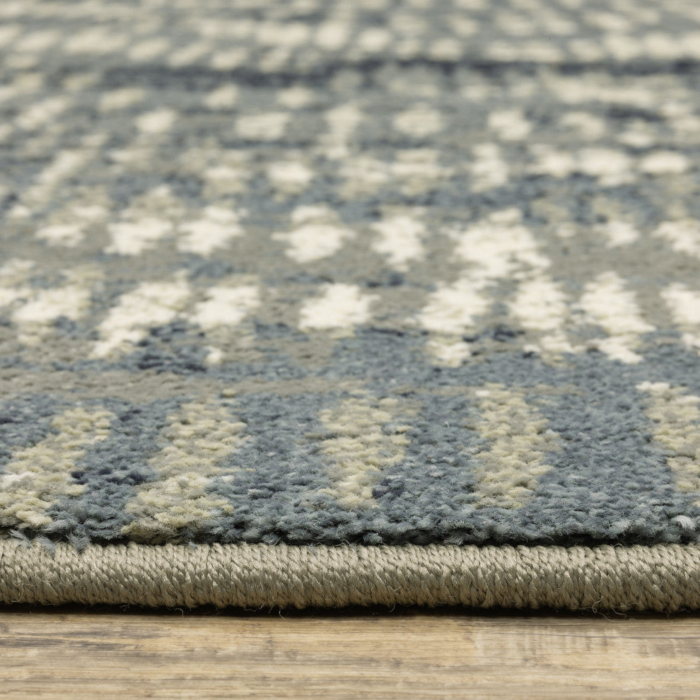 Sarasota Illusion Indoor Area Rug, Grey, 2' x 3'