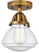 INNOVATIONS 288-1C-BB-G324 1-Light Semi-Flush Mount Brushed Brass