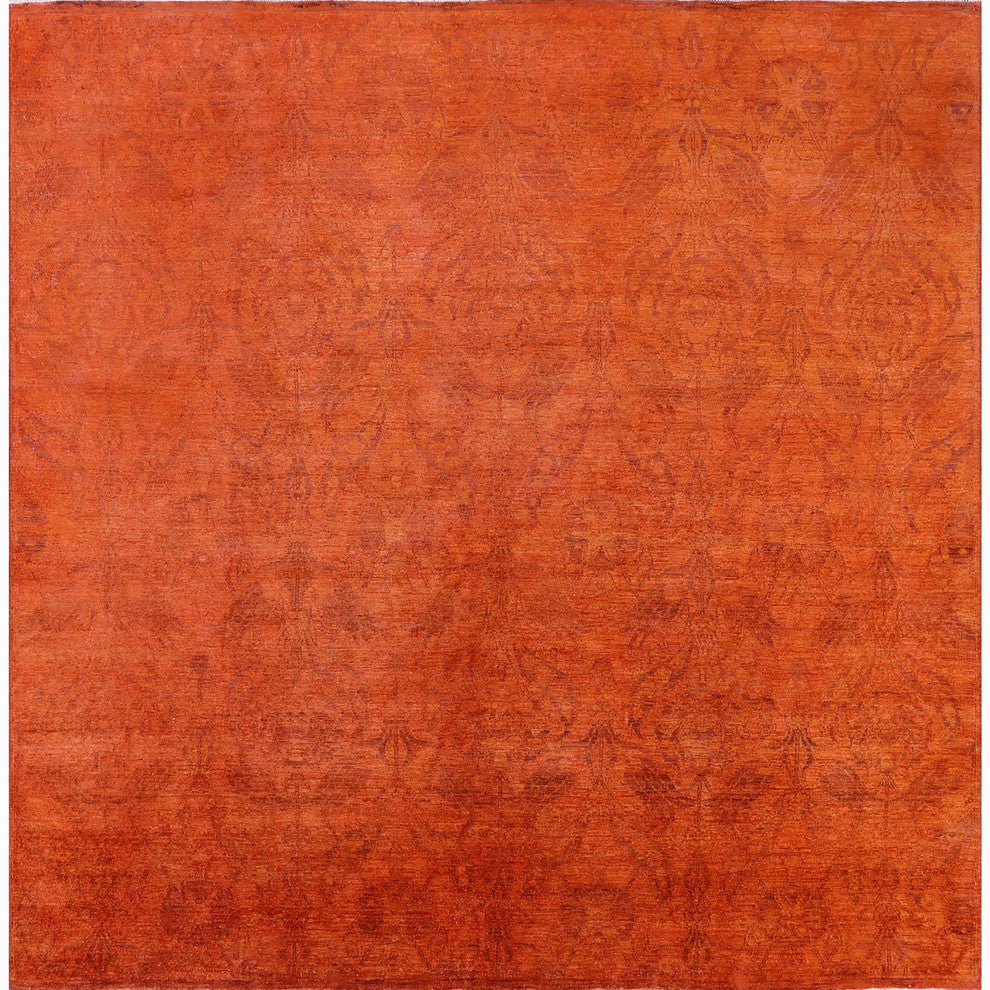 Ahgly Company Indoor Square Mid-Century Modern Area Rugs, 7' Square