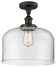 Innovations Lighting 916-1C-OB-G72-L X-Large Bell 1 Light Semi-Flush Mount