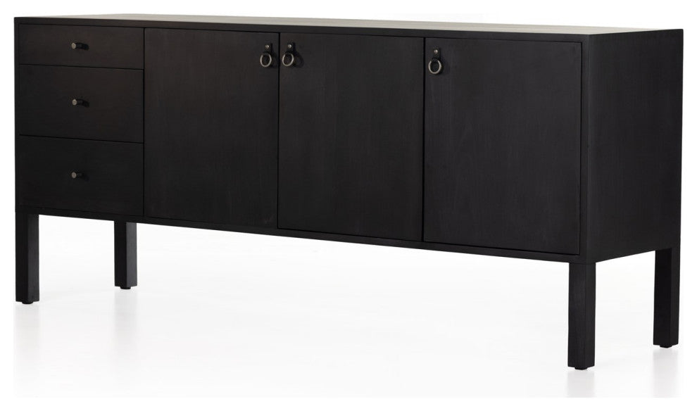 Isador Sideboard, Black Wash Poplar