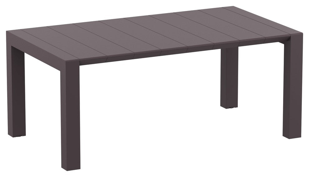 Compamia Panama 7-Piece Extendable Patio Dining Set, Brown