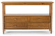 Warm Shaker Solid Wood 48 Inch Wide Console Sofa Table In Light Golden Brown