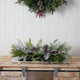 26" Flocked Xmas Faux Arrangement Cutting Board Wall Decor or Table Arrangement
