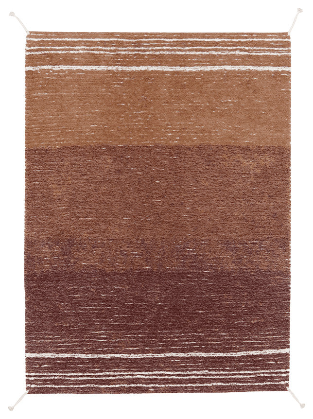 Reversible washable rug Twin Toffee