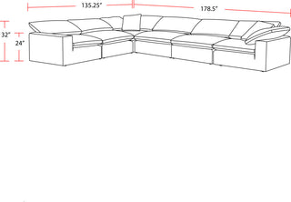 6 Piece Modular Sectional