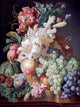 Tile Mural Still Life With Lilies Paul Theodor Van Brussel, 6"x8", Glossy