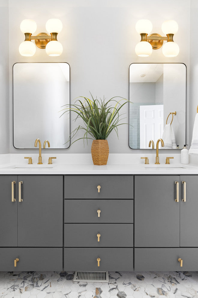 Z-LITE 4-Light Vanity, Modern Gold