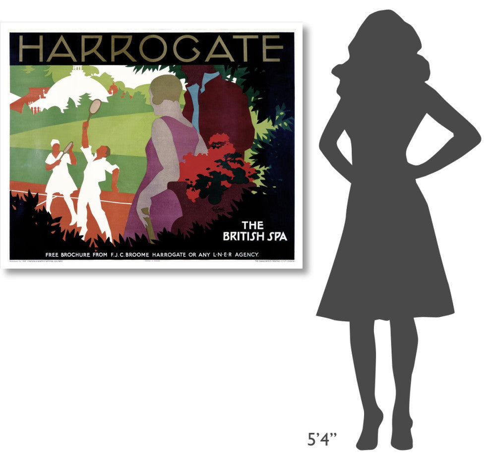 "Harrogate" Digital Paper Print by Tom Purvis, 46"x38"