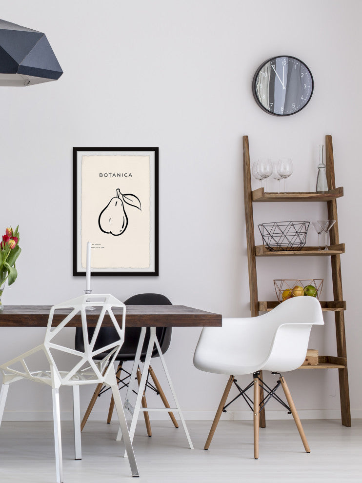"Botanica Pears" Framed Painting Print, 16x24
