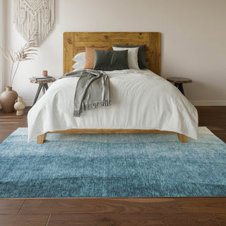 Premium Machine Washable Mayfield AMF625 Blue 2'6" x 3'10" Rug