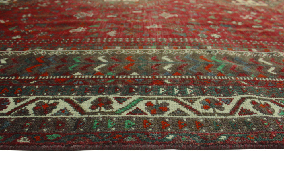Fine Vintage Distressed Isabel Red Rug