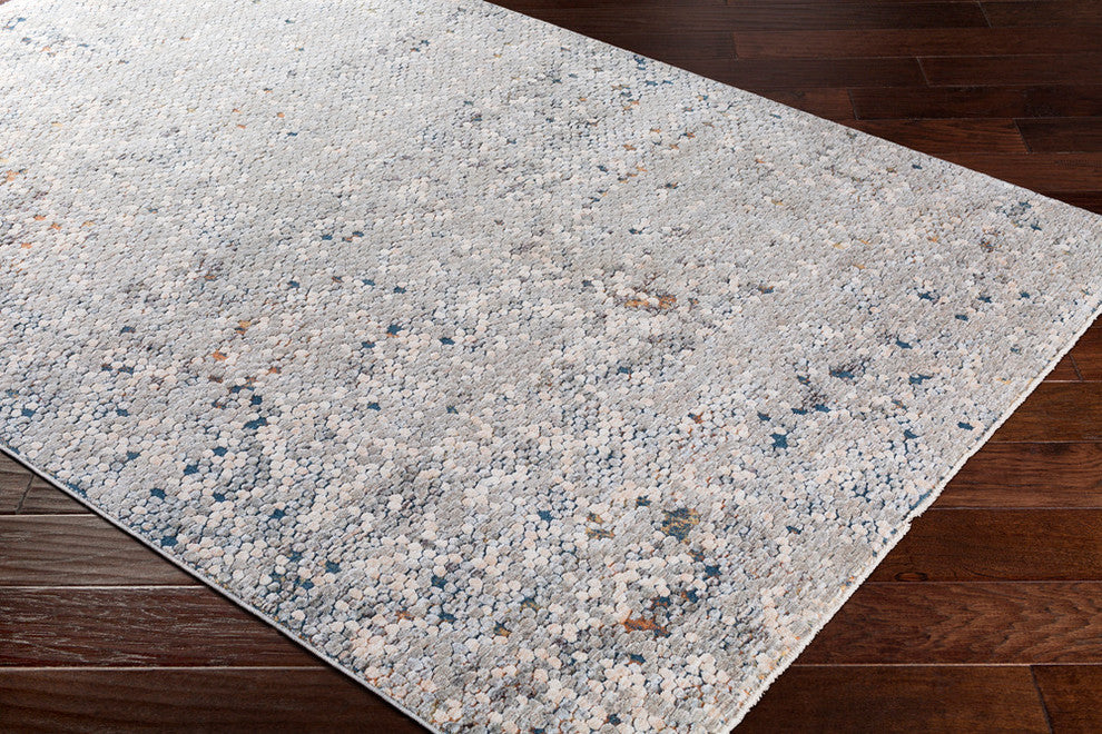 Surya Presidential PDT-2312 3'3"x5' Rug, Green/Blue/Ivory/Butter/Burnt Orange