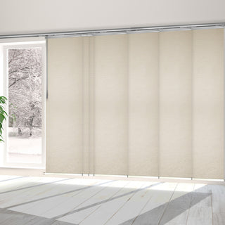 Natalia 7-Panel Track Extendable Vertical Blinds 110-153"W