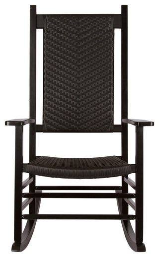 Hampton Porch Rocker, Black