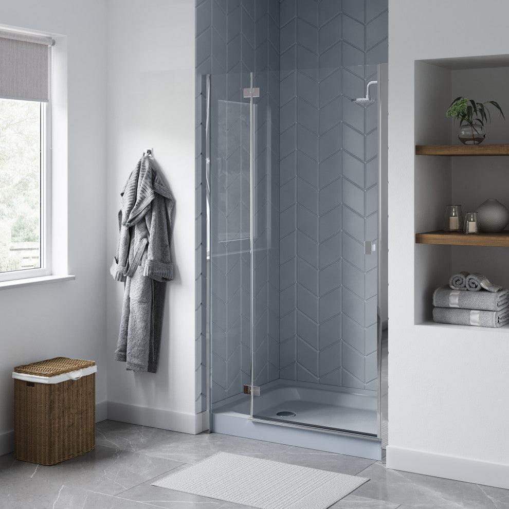 Voltaire 48 x36" Single-Threshold, Left Drain, Shower Base, Gray