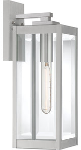 Quoizel WVR8406SS One Light Outdoor Lantern, Stainless Steel Finish
