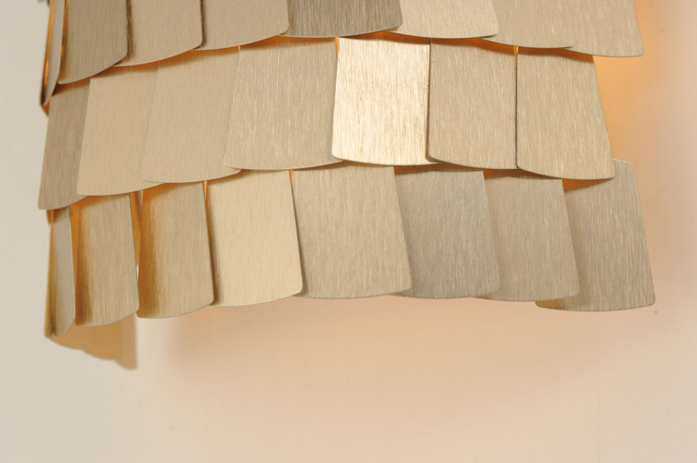 Maxim 26362 Glamour 2 Light 8" Tall Bathroom Sconce - Champagne / Gold