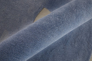 Ramiro R8887 Transitional/Industrial/Casual Rug, Blue, 10'x14'